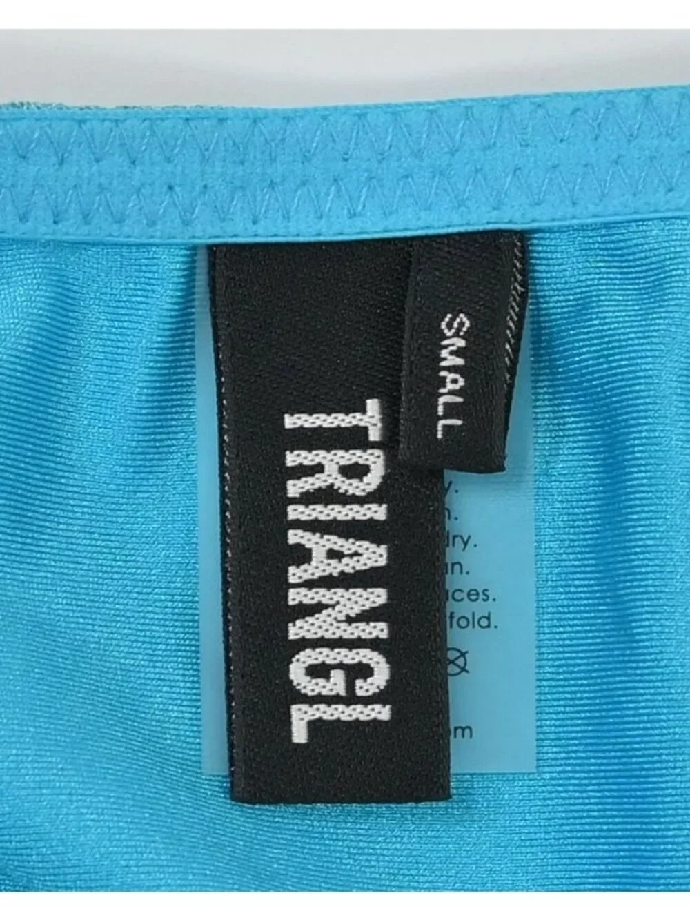 Triangl Swimwear Bikini Bottoms in Blue Sparkle